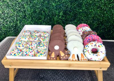 Dog treats provided during dog boarding with Captain Creek Ranch